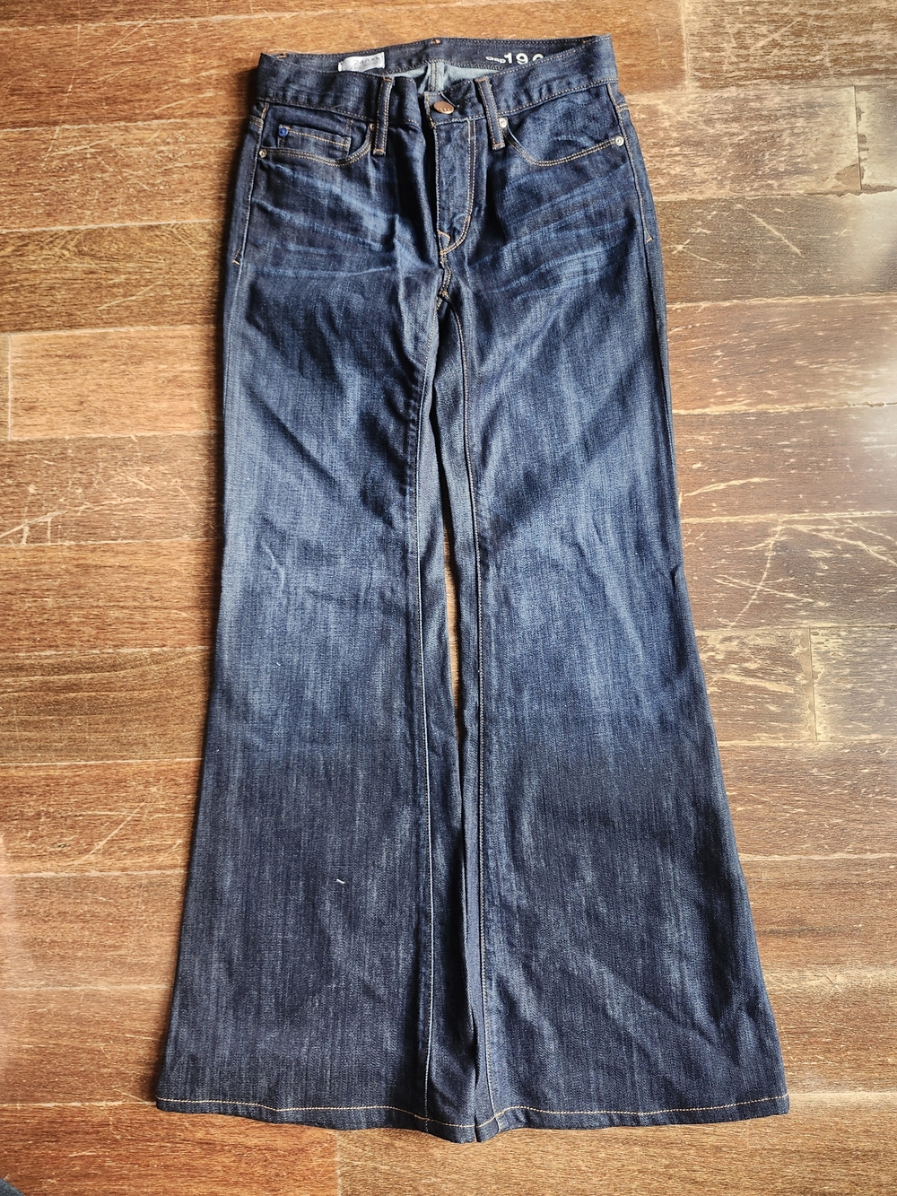 Dark Indigo Women's GAP Flared Jeans